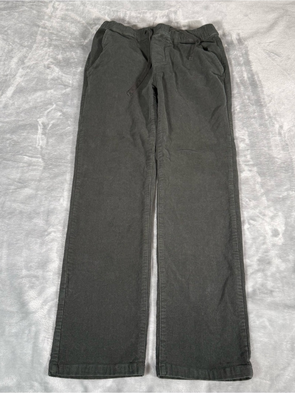 Katin Corduroy Jogger Pants Mens Medium 31” Drawstring Slim Fit Dark Teal